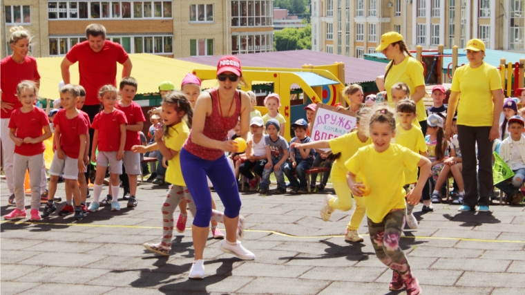 В дошкольных учреждениях Чебоксар успешно реализуется городской проект «Я выбираю спорт»