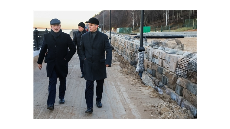 В Чебоксарах завершается 3 этап реконструкции Московской набережной