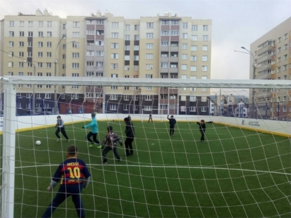 В «Соляном» Чебоксар играют в мини-футбол