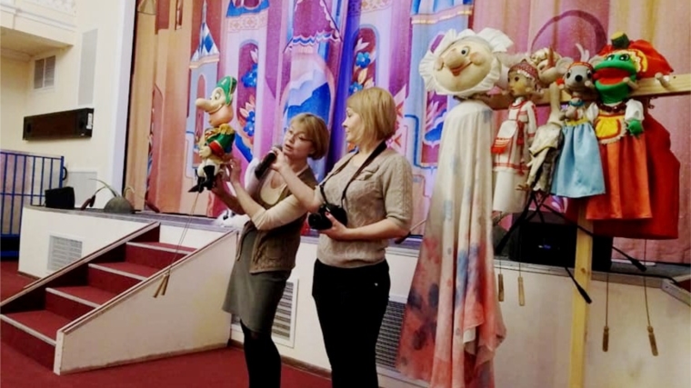 Воспитанники детского сада г. Чебоксары побывали на экскурсии в Чувашском Государственном театре кукол