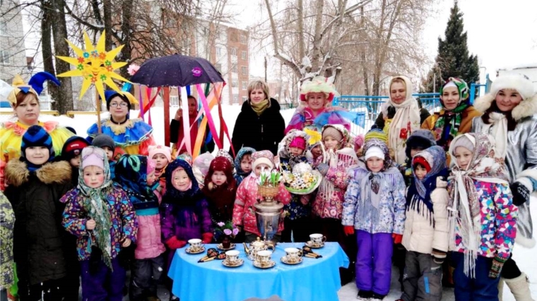 Детские сады города Чебоксары отмечают праздник Масленицы