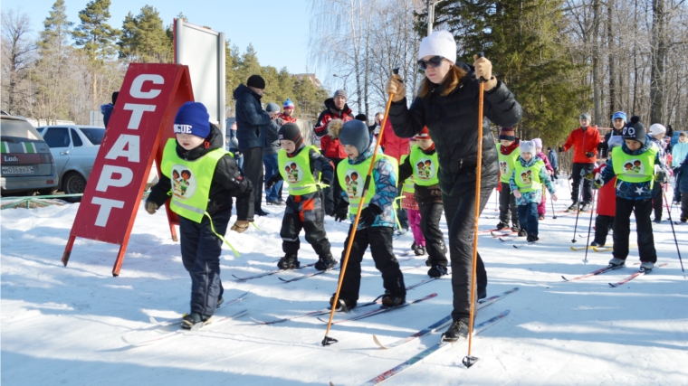 В столице прошел Лыжный марафон дошкольников -2019