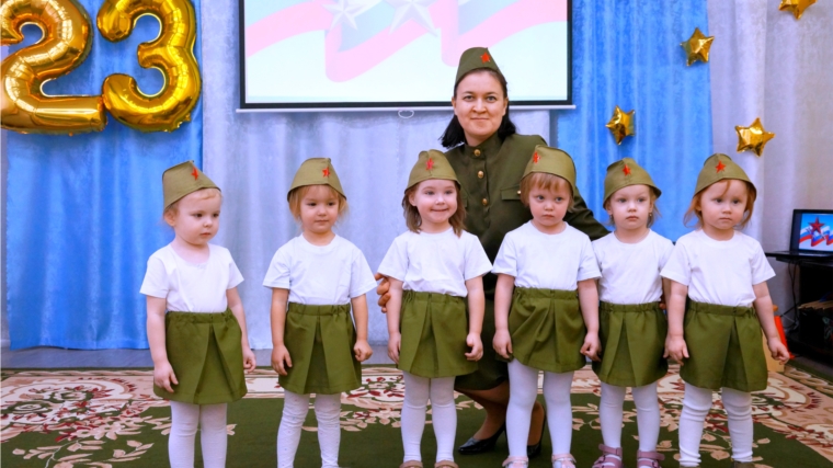 В детских садах столицы продолжаются праздничные мероприятия в преддверии Дня защитника Отечества