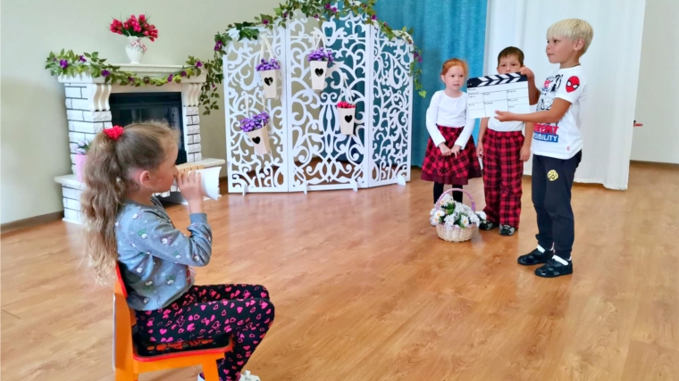 В День российского кино в детских садах столицы снимают свои короткометражные фильмы
