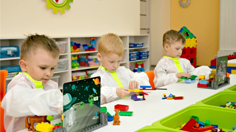 Lego-студии в детских садах города Чебоксары