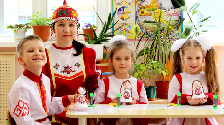 Воспитанники столичных детских садов готовятся к празднованию 100 – летия Чувашской Республики